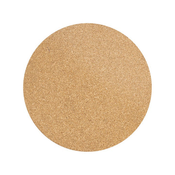 Calix 23.5" Contemporary Minimalist Metal/Cork Round End Table - JONATHAN Y